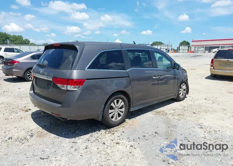 2016 Honda Odyssey Ex-L from USA, damaged, VIN 5FNRL5H64GB044454